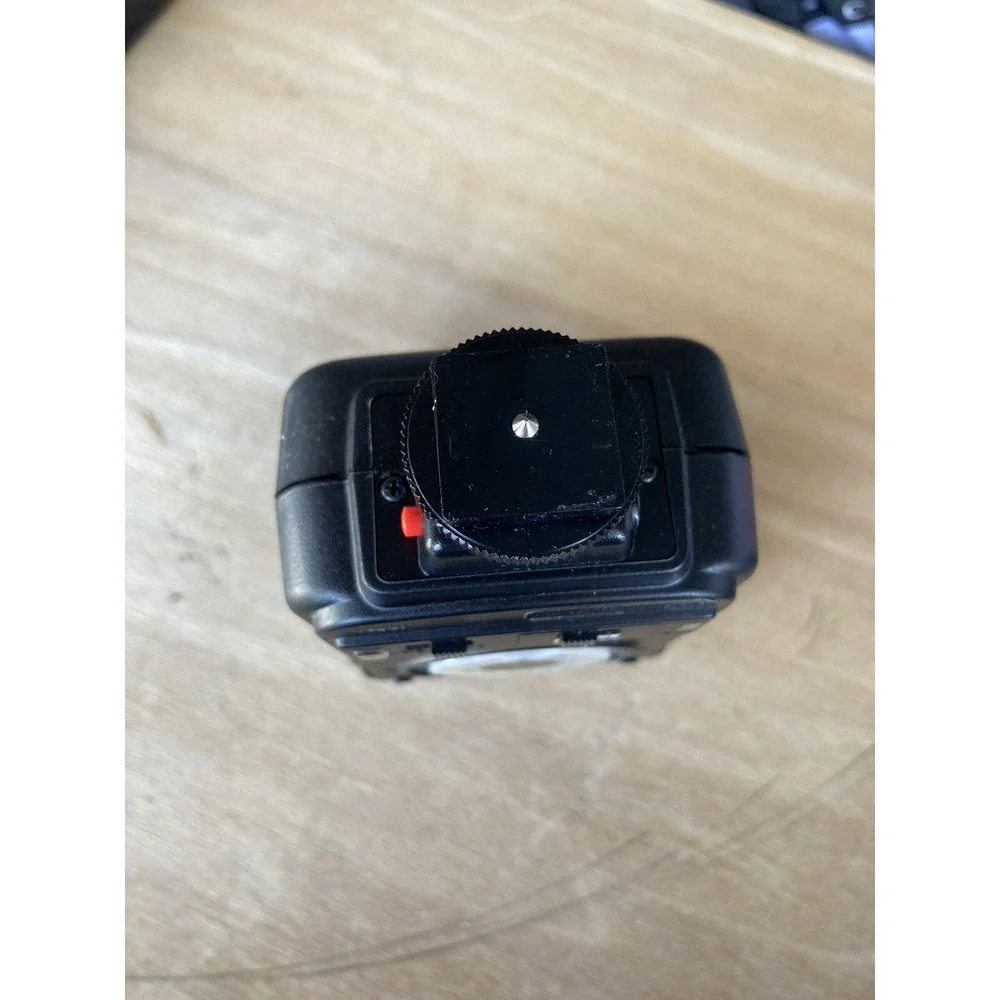 Vintage Minolta 128 Flash With Case An Lens